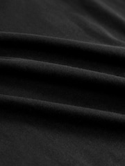 Black 100% Cotton Vests 5 Pack - Image 7 of 7