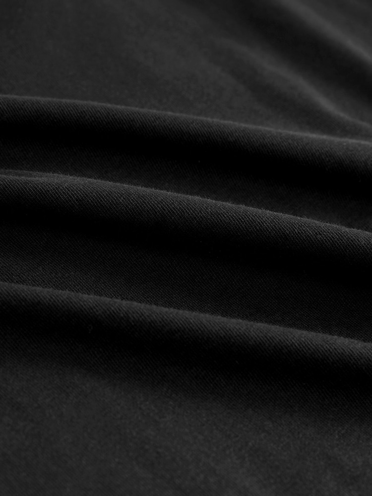 Black 100% Cotton Vests 5 Pack - Image 7 of 7