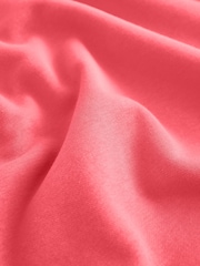 Coral Pink Essentials Longline Relaxed Fit Cotton Sweatshirt - Image 6 of 6