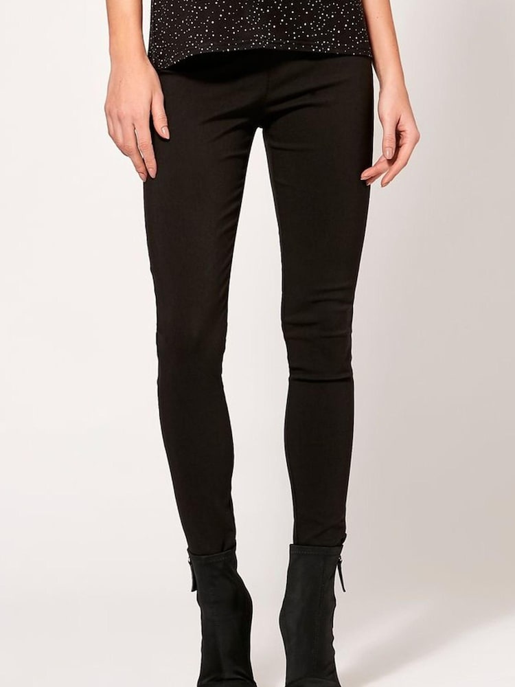 M&Co Black Plain Bengaline Trousers - Image 1 of 3