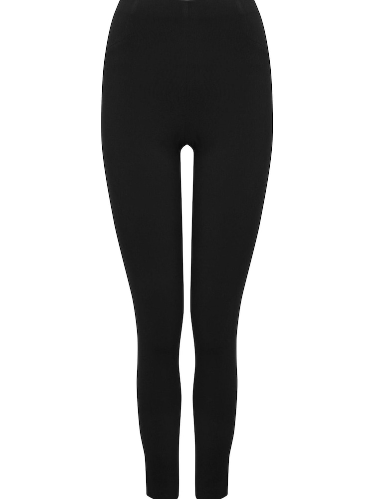 M&Co Black Plain Bengaline Trousers - Image 3 of 3