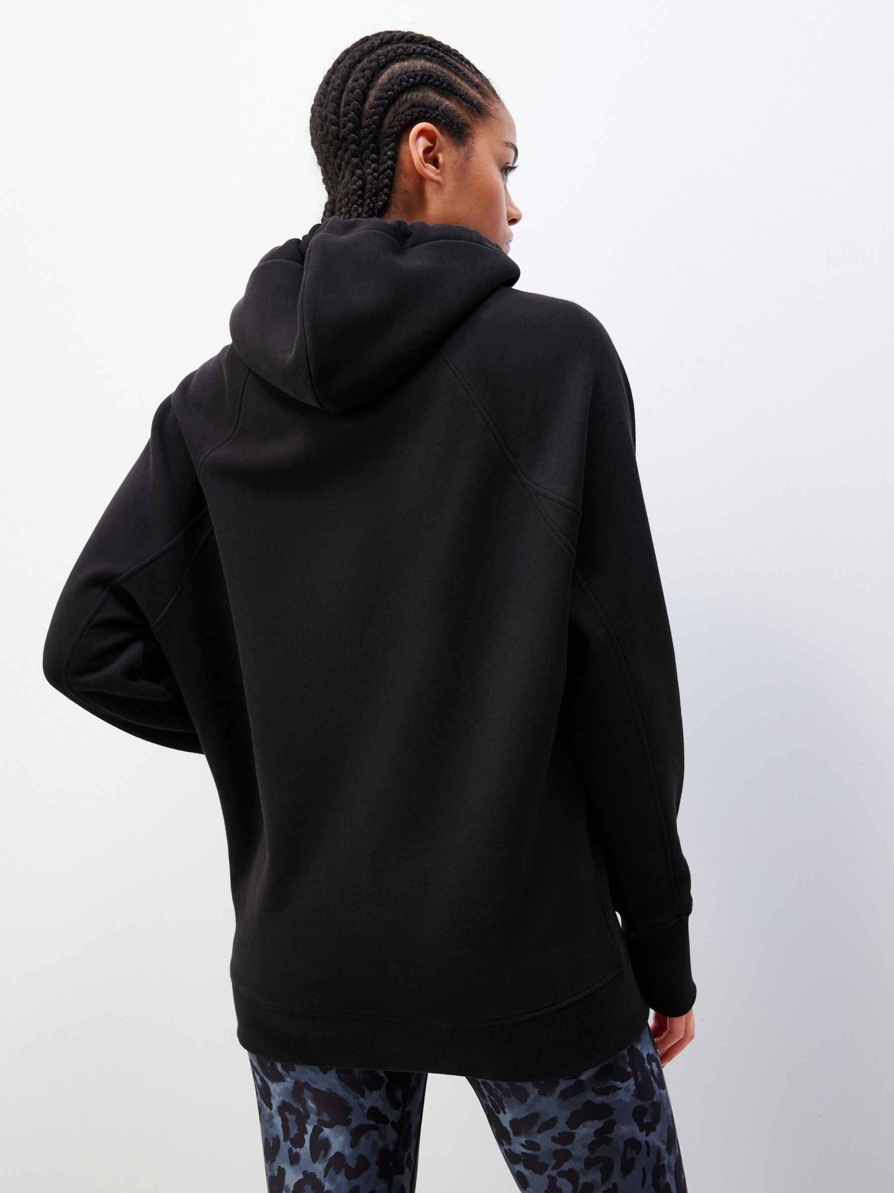 Buy Black Active Longline Overhead Hoodie from Next Singapore