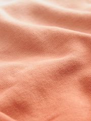 Orange - Weiches, langes, schweres Sweatshirt mit Farbverlauf und Dip-Dye-Effekt in Übergröße - Bild 7 von 7