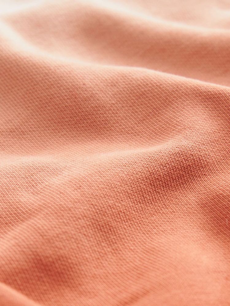 Orange - Weiches, langes, schweres Sweatshirt mit Farbverlauf und Dip-Dye-Effekt in Übergröße - Bild 7 von 7