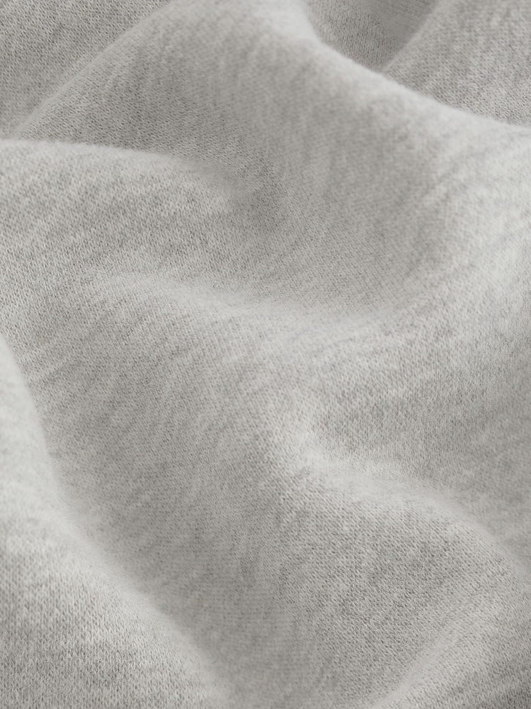 Grey Active Soft Touch Longline Zip Up Hoodie - Image 6 of 7