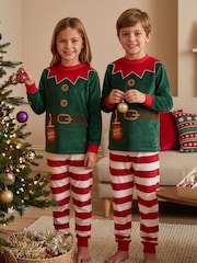 Harry Bear Green Elf Pyjamas - Image 1 of 9