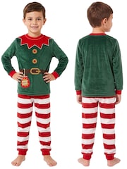 Harry Bear Green Elf Pyjamas - Image 4 of 9