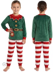 Harry Bear Green Elf Pyjamas - Image 5 of 9