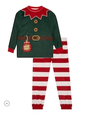 Harry Bear Green Elf Pyjamas - Image 6 of 9