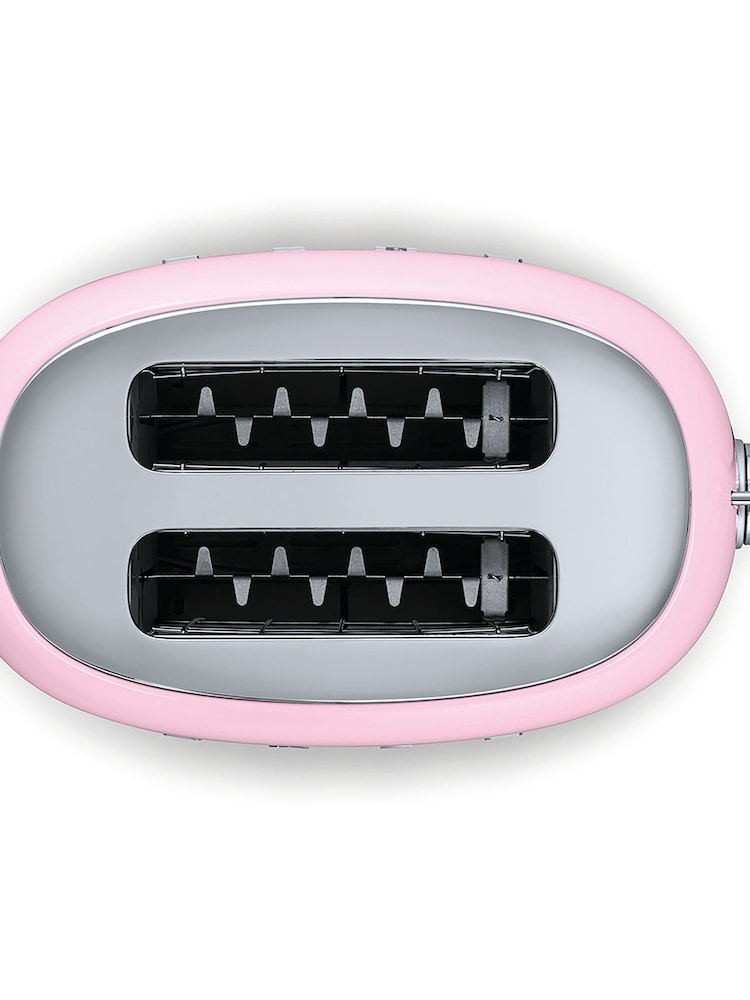 Smeg Pink 2 Slice Toaster - Image 4 of 4