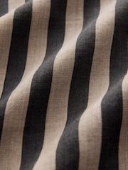 Brown Ramie Blend Long Sleeve Shirt - Image 6 of 6