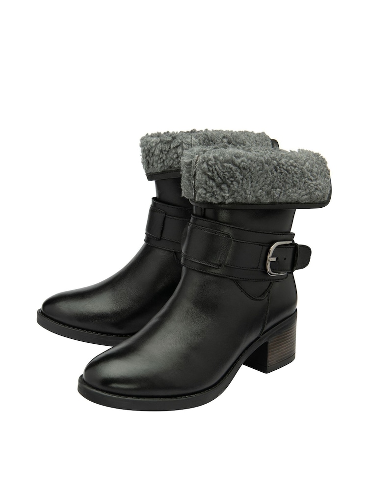 Lotus Dark Black Occasion Boots - Image 2 of 4