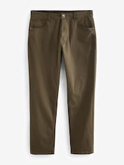 Tan Brown Premium Laundered 5 Pocket Trousers - Image 7 of 10