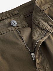 Tan Brown Premium Laundered 5 Pocket Trousers - Image 8 of 10