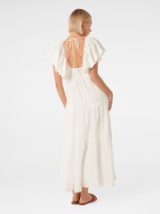 Forever New White Pure Linen Karissa Maxi Dress - Image 2 of 4
