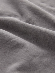Anthrazitgrau - Sweatshirt mit Rundhalsausschnitt 100% Baumwolle - Bild 7 von 7