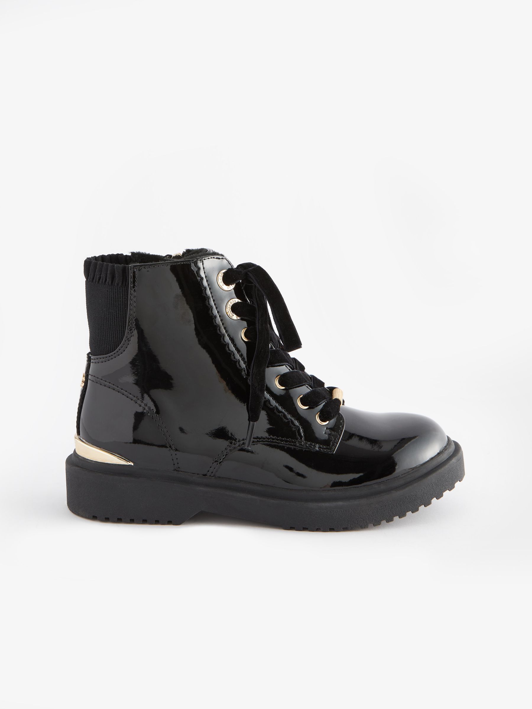 Ted baker black patent boots best sale