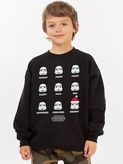 Brands In Star Wars Stormtrooper Christmas Mood Sweat Top - 5의 이미지 1