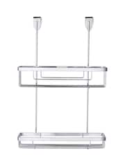 Chrome Over Door Two Tier Shower Caddy - Image 3 of 6