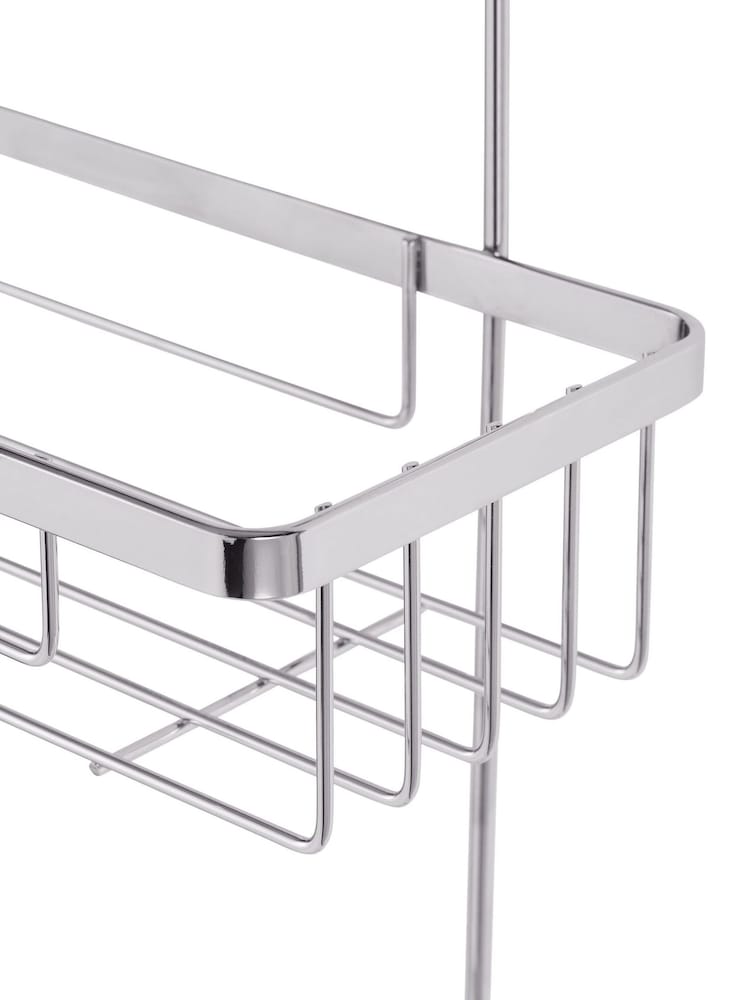 Chrome Over Door Two Tier Shower Caddy - Image 6 of 6