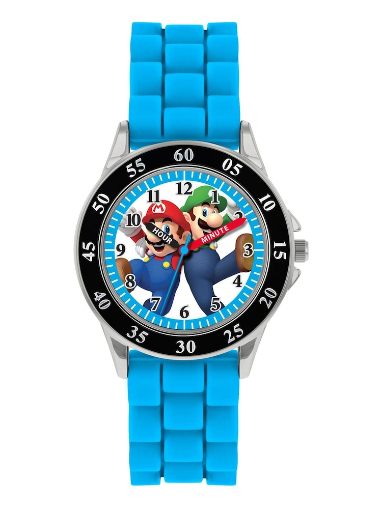 Peers Hardy Blue Nintendo Mario Time Teacher Watch - Image 1 of 5