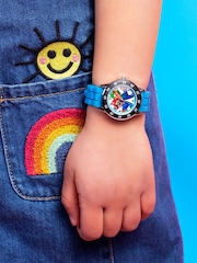 Peers Hardy Blue Nintendo Mario Time Teacher Watch - Image 3 of 5