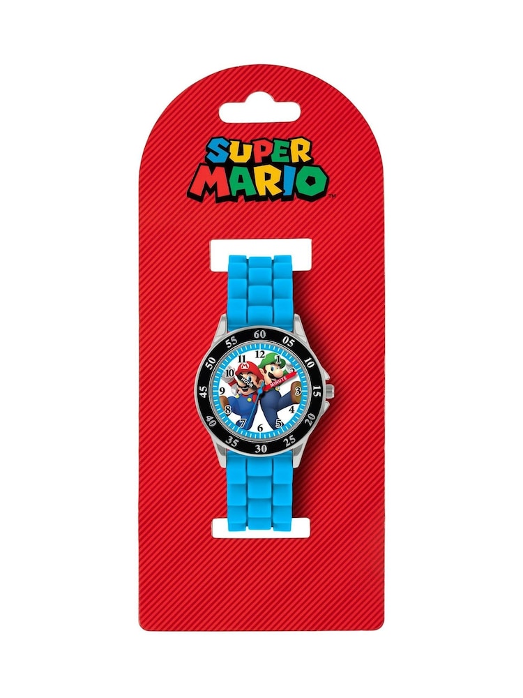 Peers Hardy Blue Nintendo Mario Time Teacher Watch - Image 5 of 5