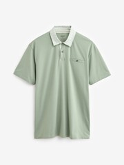 White/Blue/Green Smart Collar Regular Fit Short Sleeve Jersey Polo Shirts 3 Pack - Image 2 of 12