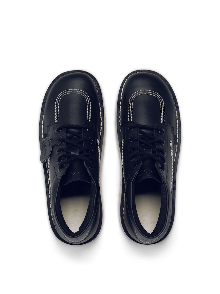 Kickers Black Hi Stack Boots - Image 6 of 6