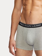 Polo Ralph Lauren Grey Stretch Cotton Boxers 3 Pack - Image 6 of 6