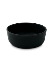 Curateology Set of 4 Charcoal LoHo Reactive Glaze Cereal Bowls - Image 2 of 5