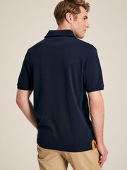 Joules Embellished Navy Blue Classic Fit Polo Shirt - Image 2 of 6