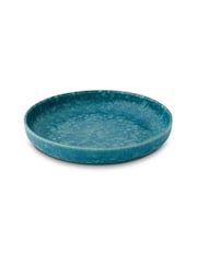 Curateology Set of 4 Forest Green LoHo Reactive Glaze Pasta Bowls - Image 4 of 5
