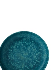 Curateology Set of 4 Forest Green LoHo Reactive Glaze Pasta Bowls - Image 5 of 5