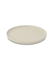 Curateology Set of 4 Ivory LoHo Reactive Glaze Dinner Plates - Image 4 of 5