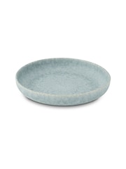 Curateology Set of 4 Cloud Grey LoHo Reactive Glaze Pasta Bowls - Image 4 of 5