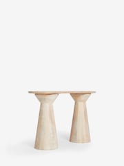 Light Soild Mango Wood Console Table - Image 6 of 7