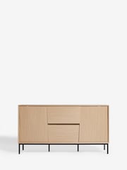 Light Marlow Oak Effect Large Sideboard - Image 5 of 9