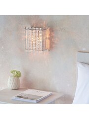 Gallery Home Silver Kimbie Wall Light - Image 2 of 6
