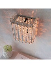 Gallery Home Silver Kimbie Wall Light - Image 3 of 6