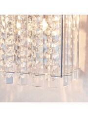 Gallery Home Silver Kimbie Wall Light - Image 4 of 6
