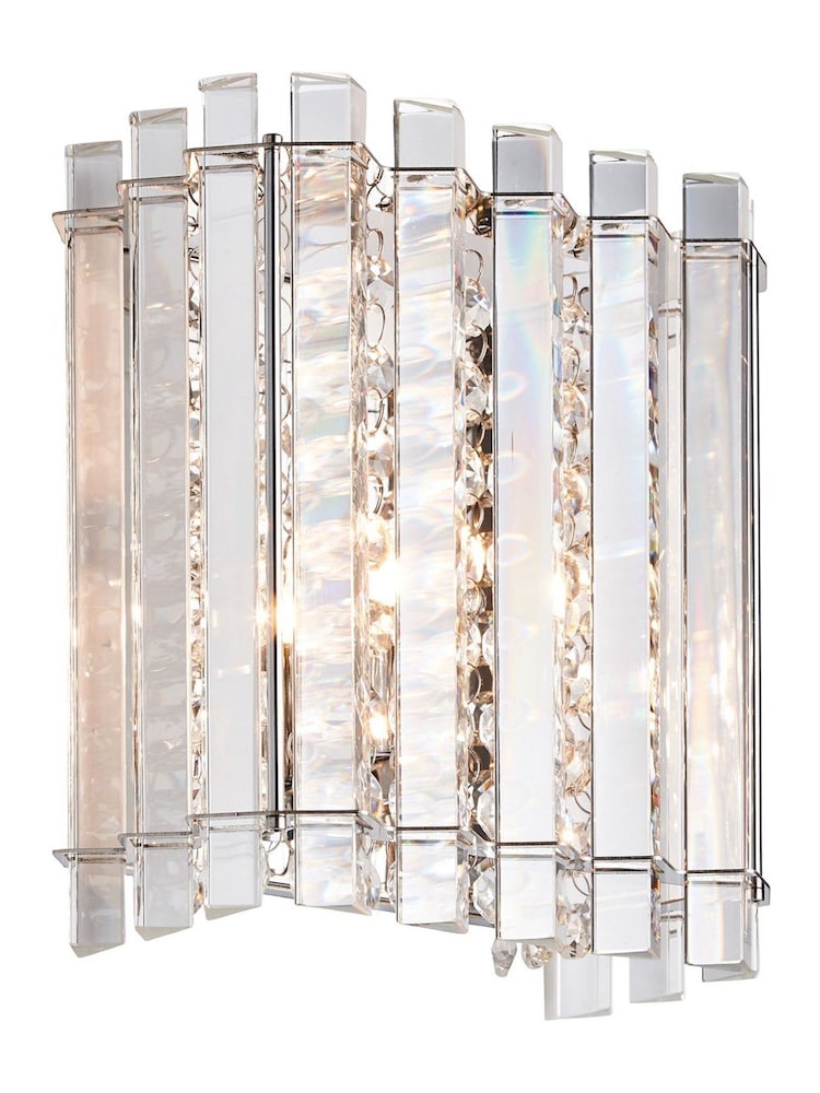 Gallery Home Silver Kimbie Wall Light - Image 6 of 6