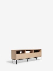 Light Marlow Oak Effect Wide TV Unit Up to 60 Inch - Image 5 of 8