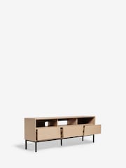 Light Marlow Oak Effect Wide TV Unit Up to 60 Inch - Image 6 of 8