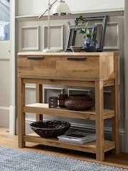 Dark Bronx Console Slim Table - Image 1 of 6