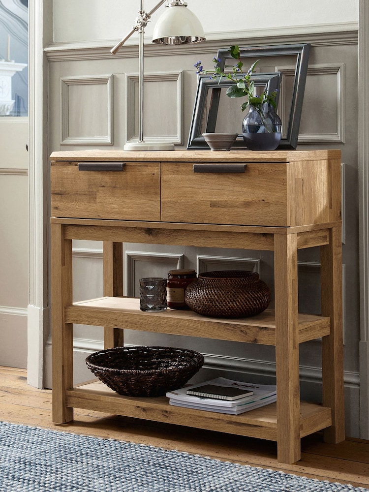 Dark Bronx Console Slim Table - Image 1 of 6