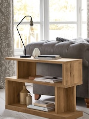 Dark Bronx Oak Effect Side Table - Image 3 of 9