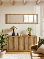 Natural 1 Slatted Large Sideboard - Image 1 of 10
