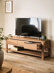 Natural Dexter Oak Effect TV Unit - Image 2 of 11