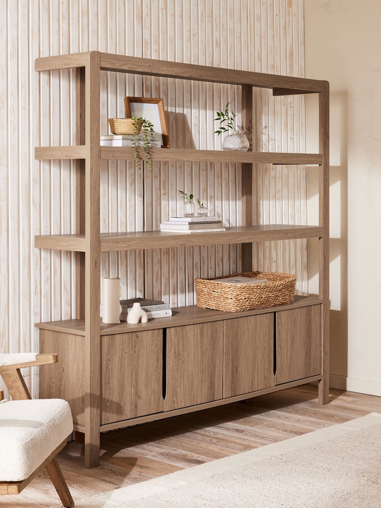 Natural Dexter Oak Effect Wide Shelf - Image 1 of 8
